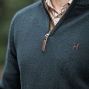 Pull Härkila Vincent Merino Half Zip Dark navy