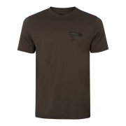 T-Shirt Härkila Logo Brand S/S Shadow Brown