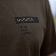 T-Shirt Härkila Logo Brand S/S Shadow Brown