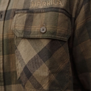 Chemise Härkila Asmund ML Beech Green Check