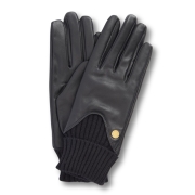 Gants en Cuir Deanna Barbour - Black