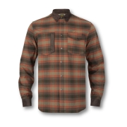 Chemise Aivak L/S Härkila - Autumn Orange Check