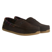 Chaussons Barbour Albert Slipper Brown Suede Homme
