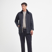 Veste Homme Barbour Beaufort Wax Jacket Coton Ciré Navy